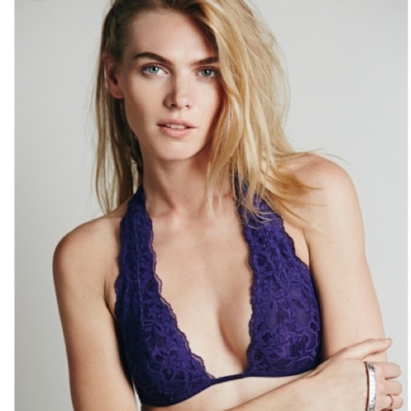 Free People Truly Madly Deeply Halter Bralette - Picture 1 of 6